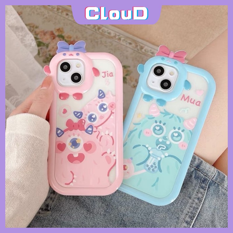 Soft Case Motif Monster 3D Untuk Oppo A57 2022 A16 A15 A95 A5s A12 A16K A3s A7 A92 A96 A36 A76 A15s A16E A55 A53 A31 A5 A9 A1k A33 A16N A52 A16s A5