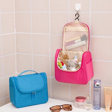 Tempat Penyimpanan Tas Kosmetik Make Up Traveling Organizer Pouch Unik Sabun Mandi Shampo Simpan Bar