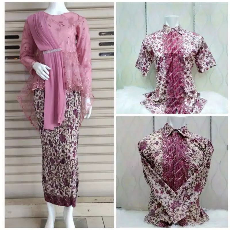 COUPLE KEBAYA TUNANGAN / COUPLE KEBAYA SELENDANG / COUPLE KEBAYA KELUARGA / COUPLE KEBAYA MODERN