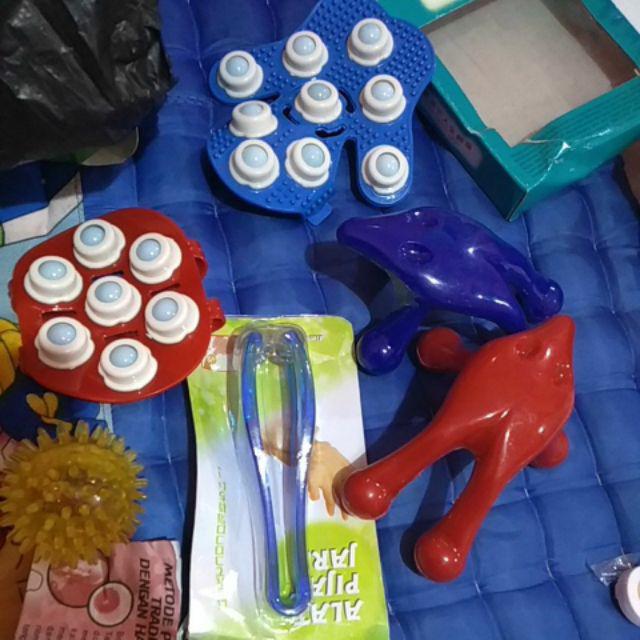 Hello - 1 Pc 7 Bola Alat Pijat Serbaguna Injoy / Ying Yang Biji Magnet - Random Color Paling Murah