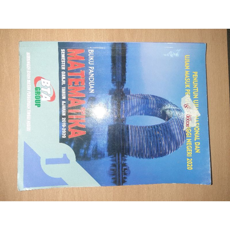 Buku BTA MTK 1 Persiapan UTBK bekas (kondisi 80%)