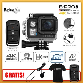 Brica B-Pro 5 Alpha Edition 4K Mark III S (AE3S) - Action cam - Gratis Kaos
