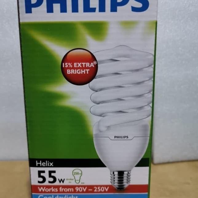 Terlaris ✺↕ Lampu Philips Tornado Helix 55 Watt Philips Helix 55 W Lampu Philip Helix Tornado 55 Wat
