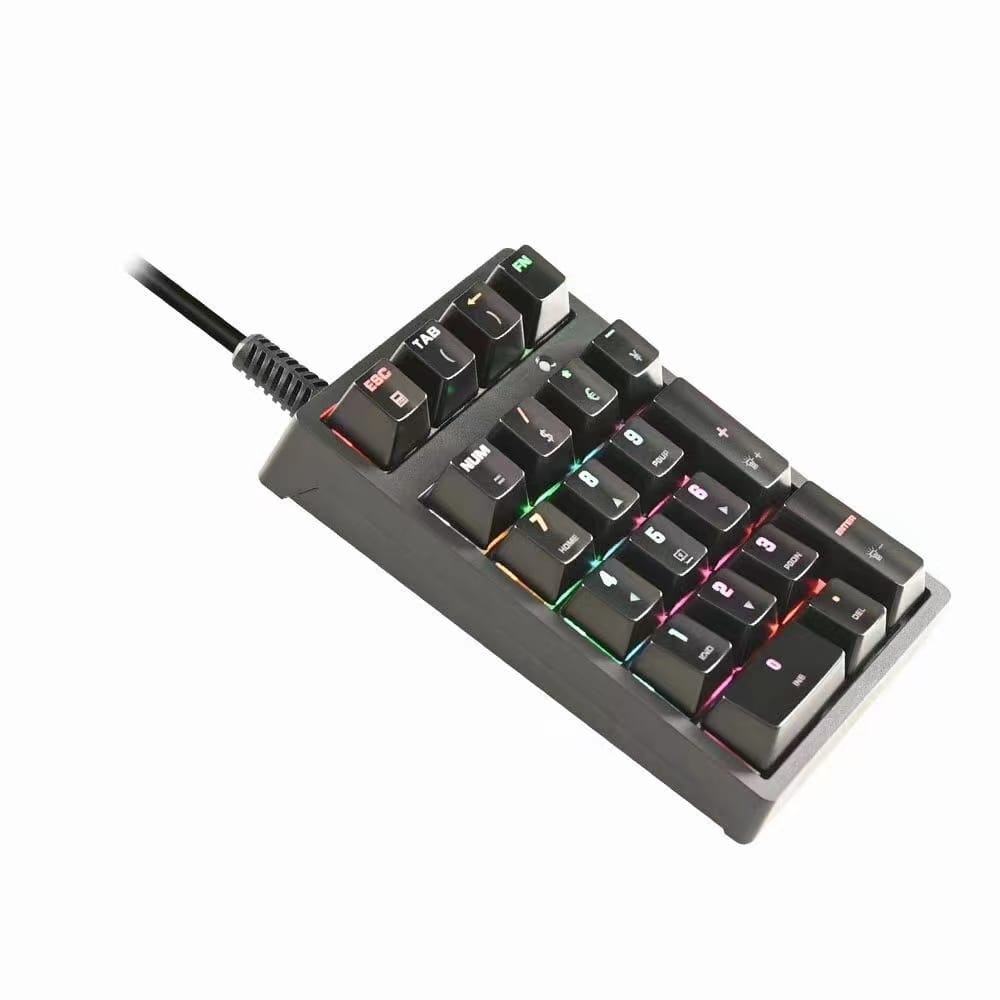 Numeric Keyboard Mechanical Backlight RGB USB Mechanic Keypad Numpad