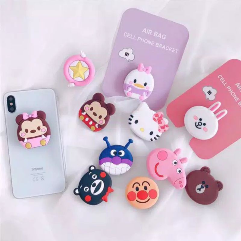 B ( B00026 ) POP SOCKET 3D KARAKTER / HARGA GROSIR