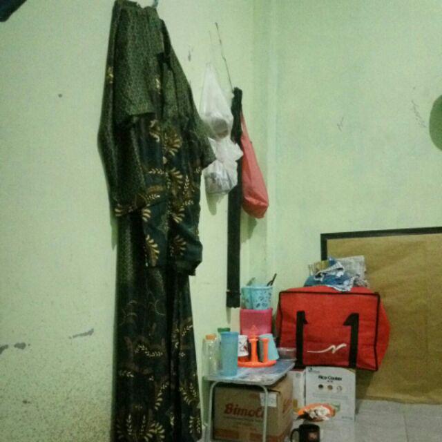 Couple (sarimbit) Gamis Premium Semi Sutera Mano Dan Kemeja Pakai Furing Murah Ori Batik Solo