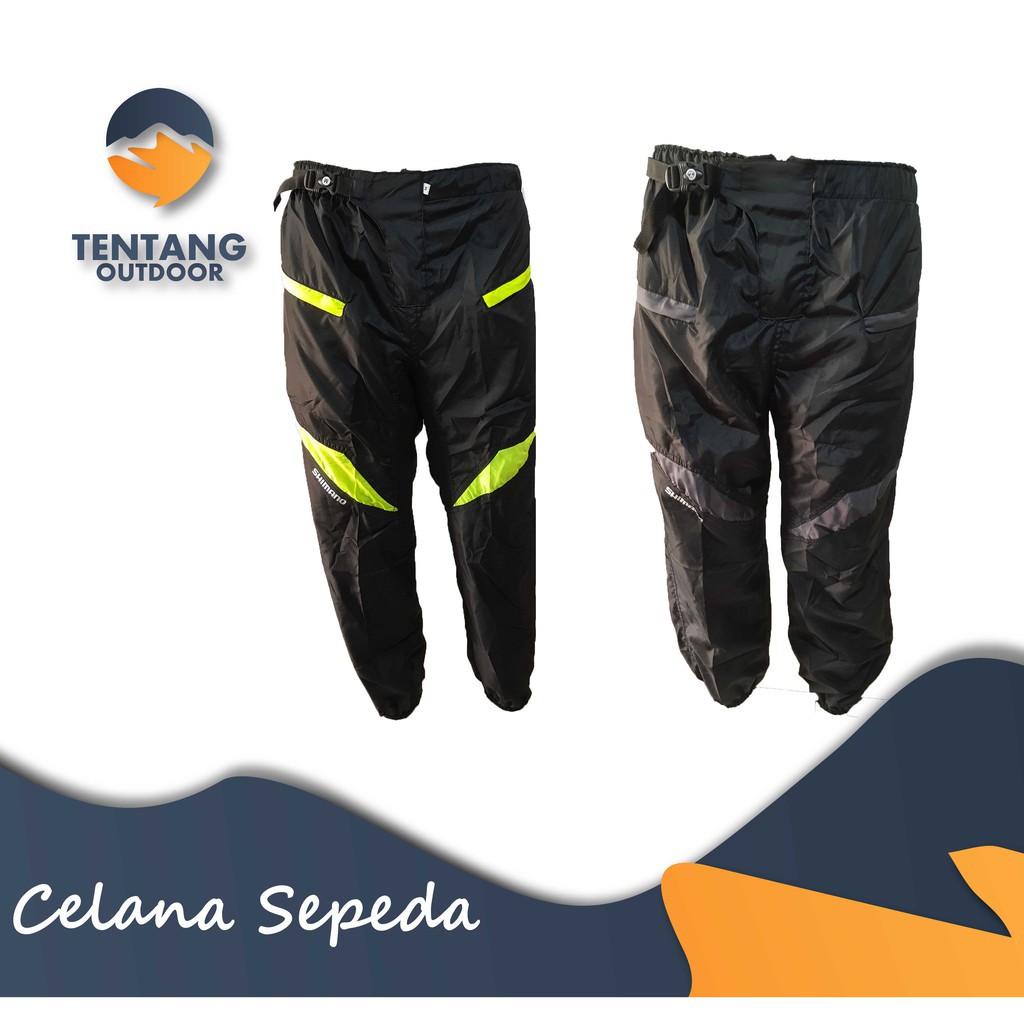  Celana  Sepeda  Panjang Padding  Tidak Ketat Pading 2 Layer  