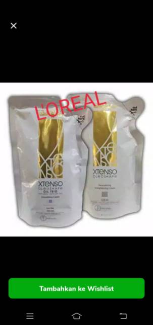 Loreal Extenso Smoothing mini , pelurusan rambut keratin