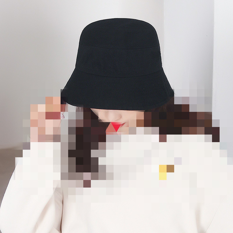 Topi Pria Wanita Topi Cewek Bucket Hat Bulat