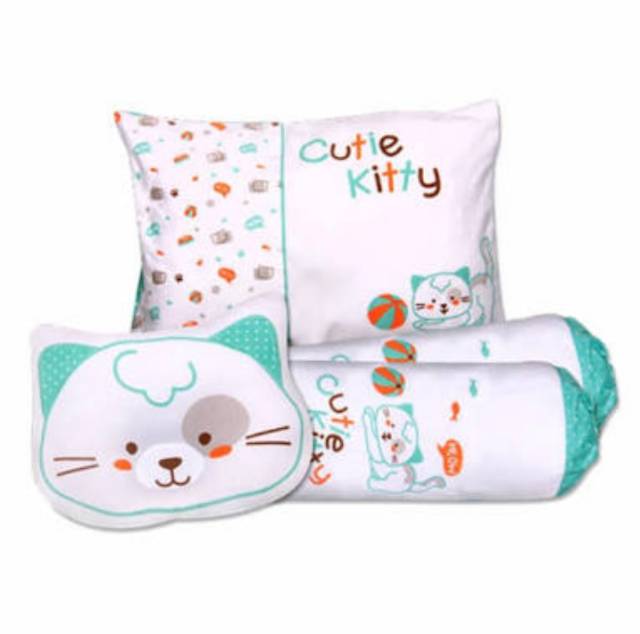Baby Pillow Set Kiddy / Bantal Guling Bayi set 3 in 1