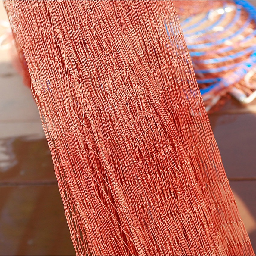 Jala Ikan Lempar Panjang 10M Jala Lempar Penangkap Ikan Udang Dengan Piring Bulat Jaring Pancing