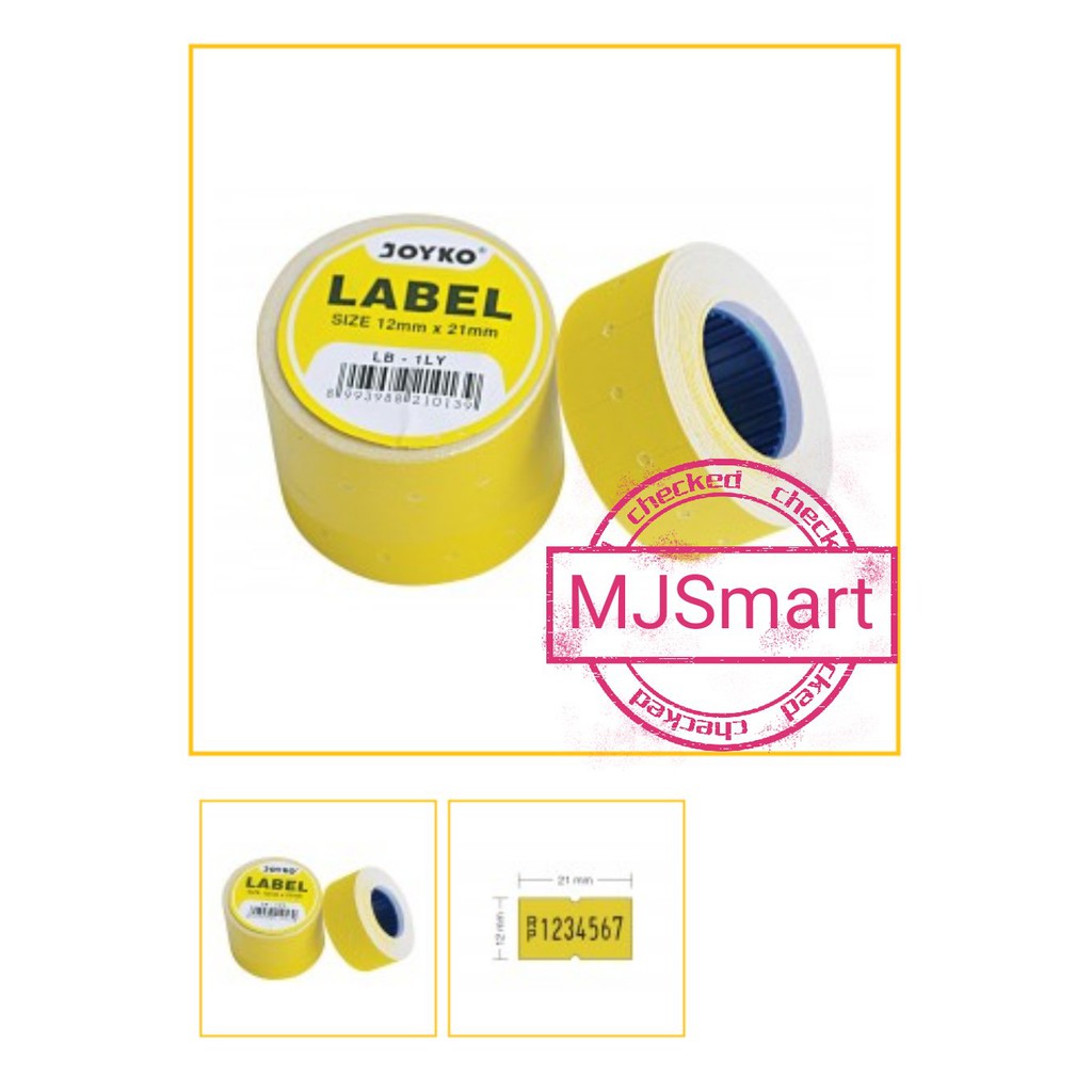

Langsung Order Label Roll JOYKO 1 baris Kuning Berkualitas