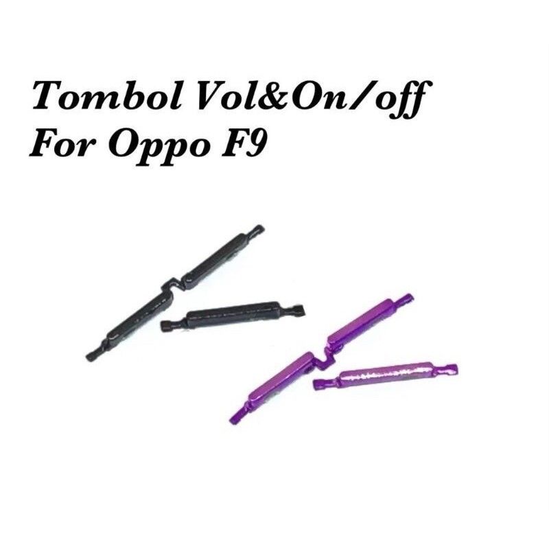 TOMBOL LUAR ON OFF VOLUME OPPO F9 TOMBOL POWER VOLUME OPPO F9 PRO ORIGINAL