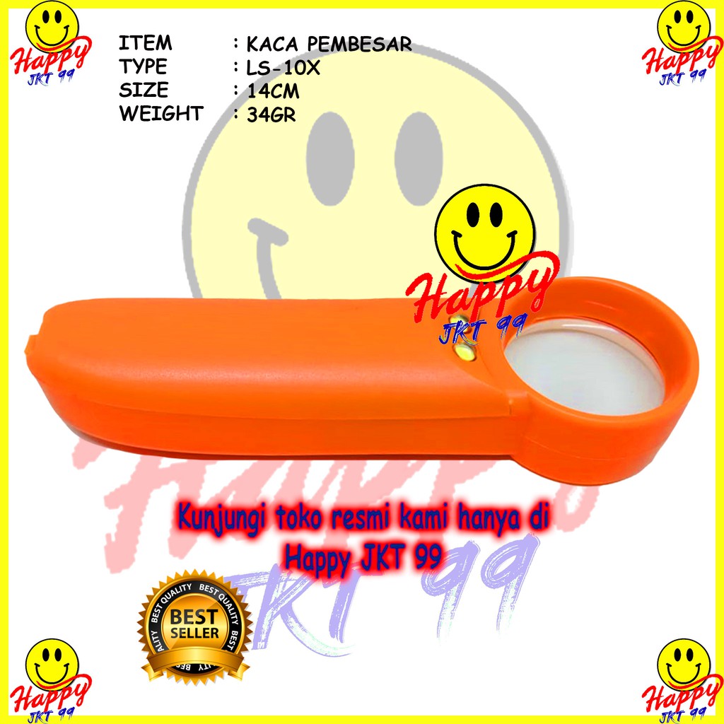 [ HAPPY JKT 99 ] KACA PEMBESAR LOOP LS-10X ORIGINAL HAND HOLD MAGNIFIER LS 10X LS10X