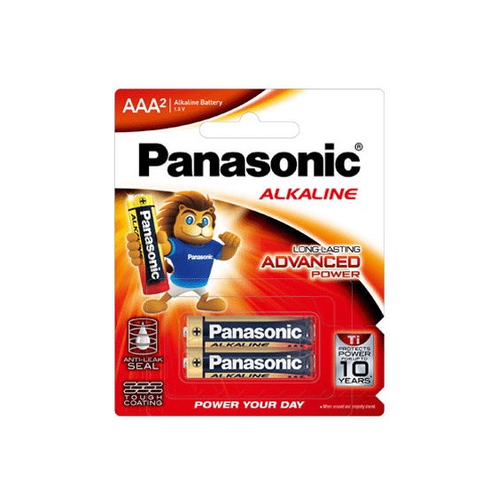 PANASONIC Alkaline LR03T / 2B - Baterai Kecil AAA 1.5V - isi A3 2 pcs