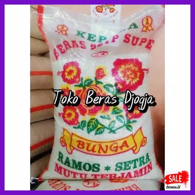 

Rasbeputih- Beras Cap Bunga 10Kg -Aslii.