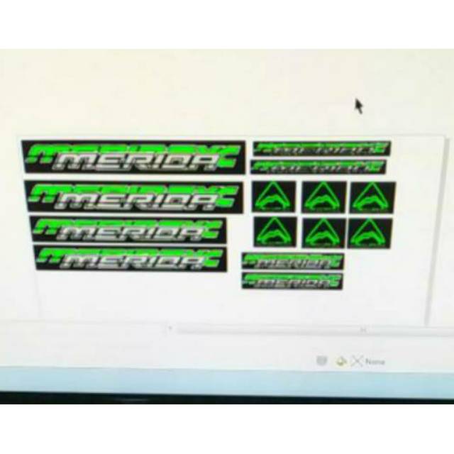 Decal STIKER SEPEDA BMX MERIDA .