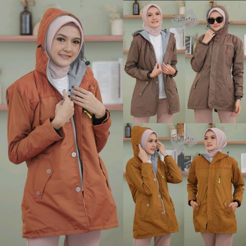 Jaket Wanita Terbaru Sabrina Bolak Balik