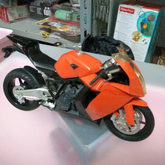 diecast automaxx ktm rc8 orange 1/12