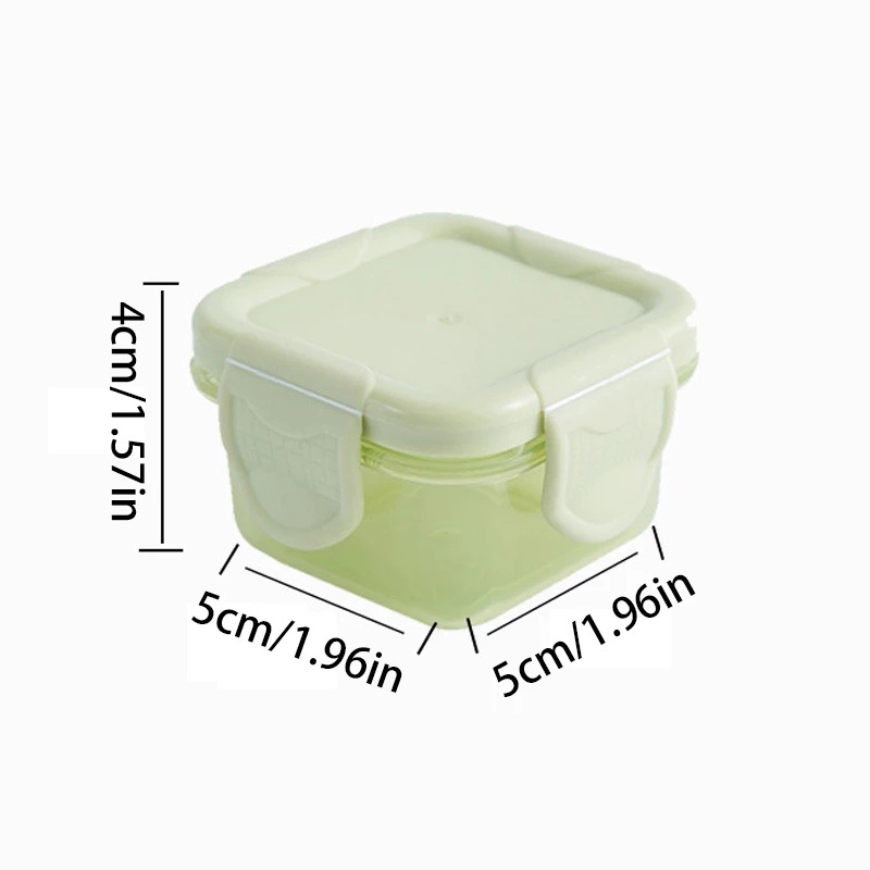 60ML Small Food-grade Sealed Freshness Box With Lid / Kitchen Leak Proof Food Storage Can