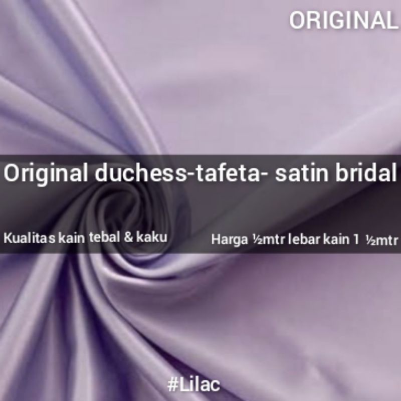 Kain Satin Bridal Duchess / Tafeta / Bridal
