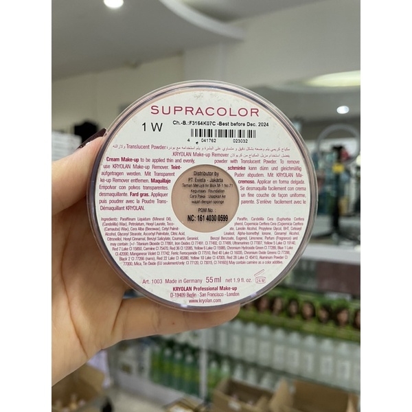 Kryolan Supracolor 55ml Kode 1W