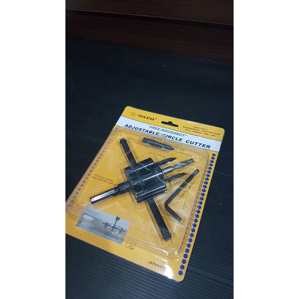 

ADJUSTABLE HOLE CUTTER STARM 30 - 120 MM / ALAT PELUBANG KAYU SERBAGUNA