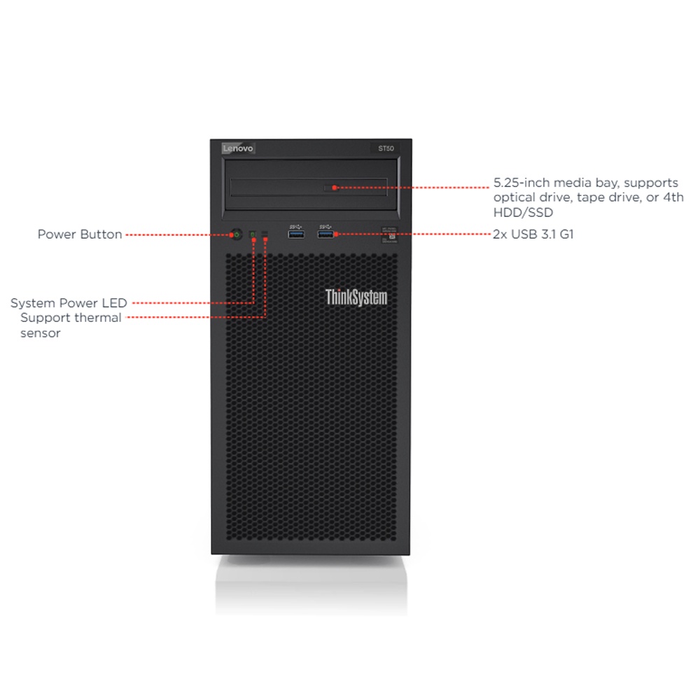 PC SERVER LENOVO THINKSYSTEM ST50 New Garansi Resmi