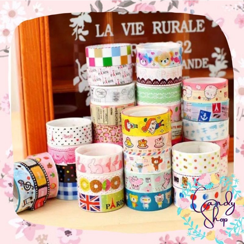 

[COD] Isolasi Mini Motif Karakter Fancy / Selotip Motif Karaktee Fancy