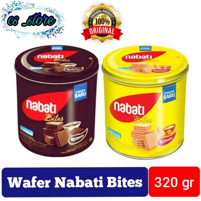 

Nabati Bites Wafer kaleng - Richeese dan Richoco