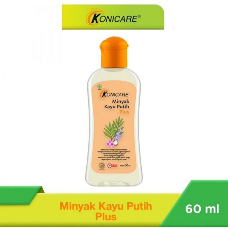 KONICARE MINYAK KAYU PUTIH PLUS ORANGE 60 ML