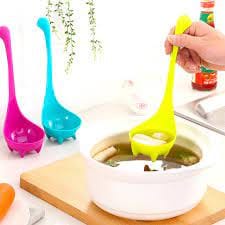 SENDOK DINOSAURUS SOP BESAR PLASTIK CENTONG KUAH SUP SAYUR SOUP SPOON