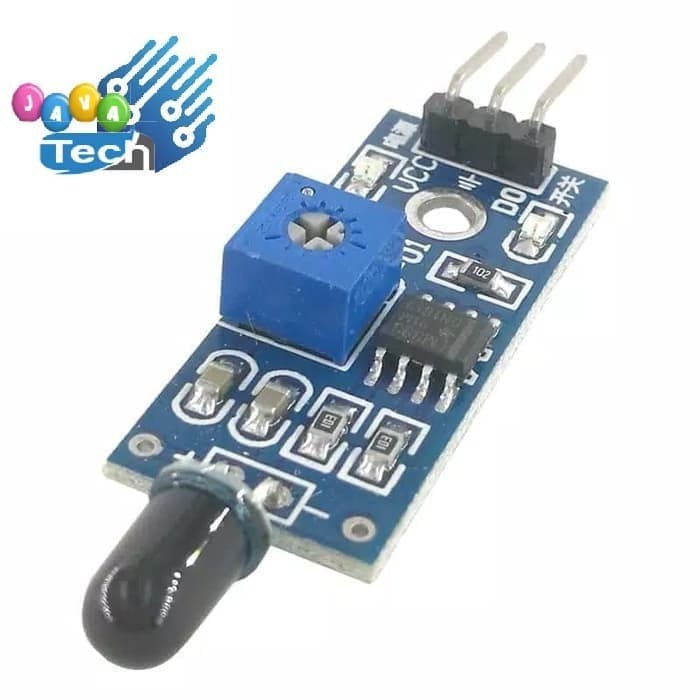 Modul Sensor pendeteksi api sumber kebakaran dgn penerima inframerah