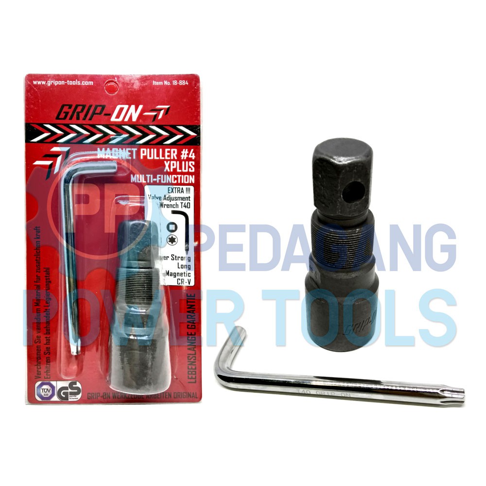 GRIP ON TREKER MAGNET NO 4 PULLER BONUS KUNCI STEL KLEP MOTOR 18-884SE