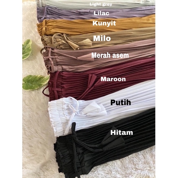 (COD)Rok Plisket dewasa terlaris//Rok polos//Rok Premium//Bawahan wanita-1