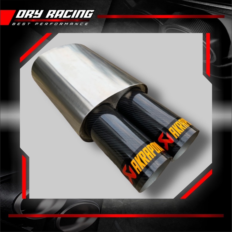 Knalpot Racing Mobil Akrapovic Carbon Fullstainless