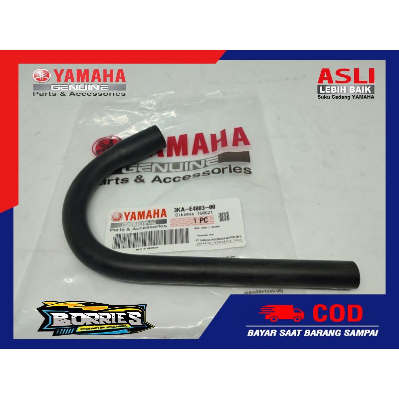 SELANG AIS UDARA HOSE BEND 3 KNALPOT RX KING NEW PEREDAM 2007-2008 ASLI ORI ORIGINAL YAMAHA YGP 3KA-