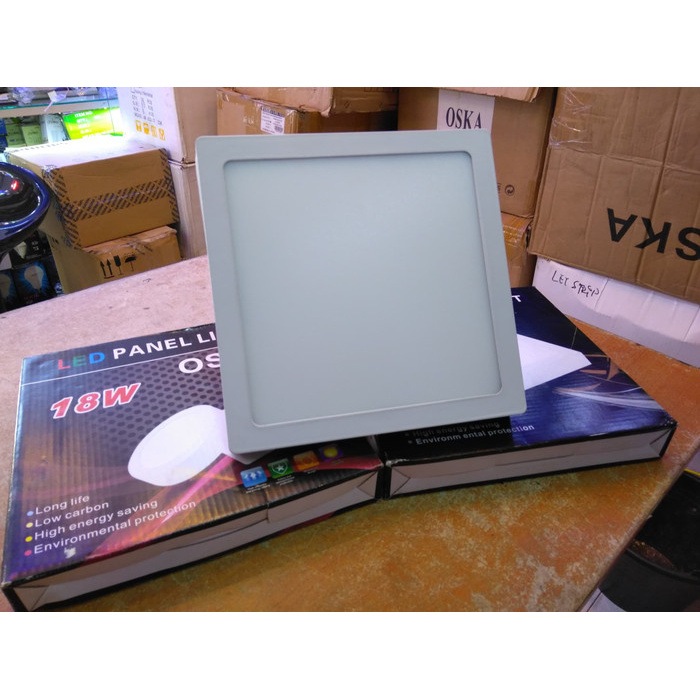 LAMPU PANEL LED PLAFON OUTBOW TEMPEL 18WATT 18W 18 WATT 18 W KOTAK