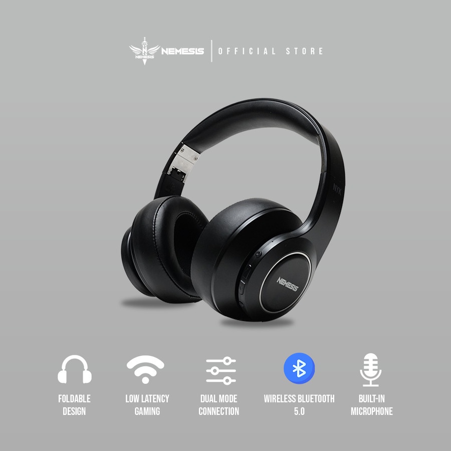 Headset Gaming Bluetooth LOW LATENCY NYK NEMESIS X900 LITE SINISTER