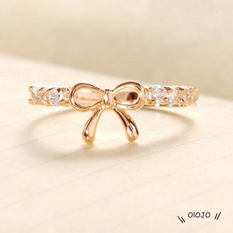 【COD】Cincin Desain Pita Hias Berlian Gaya Simple Untuk Wanita