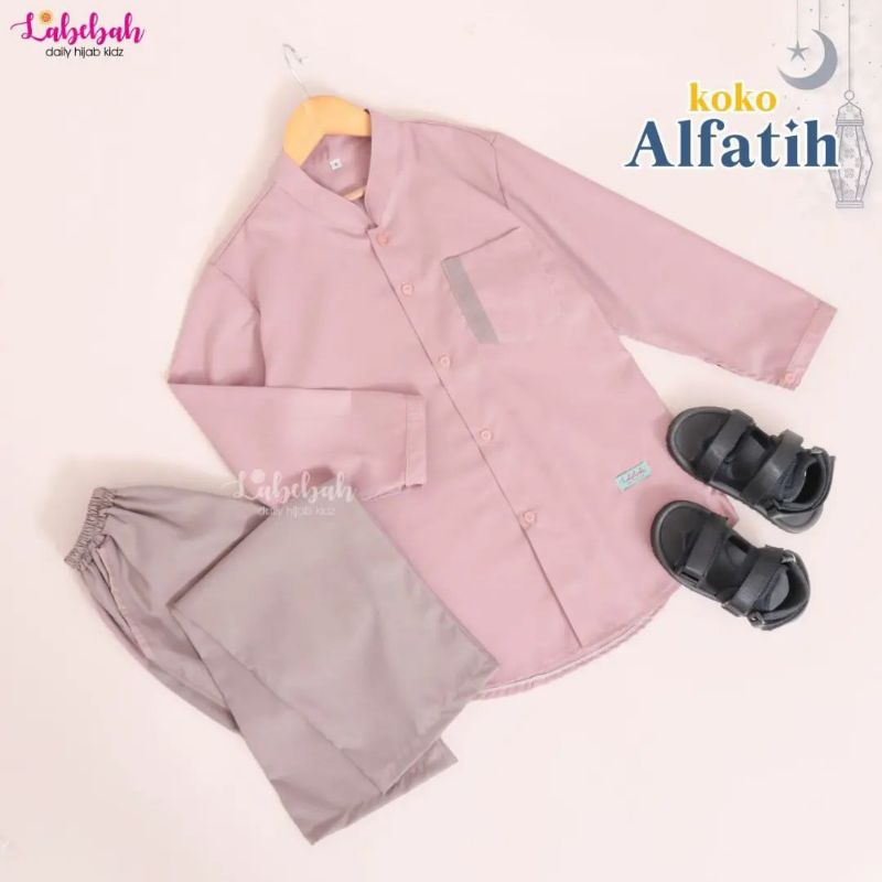 Baju Muslim Anak Koko Al Fatih Salem [Makassar]