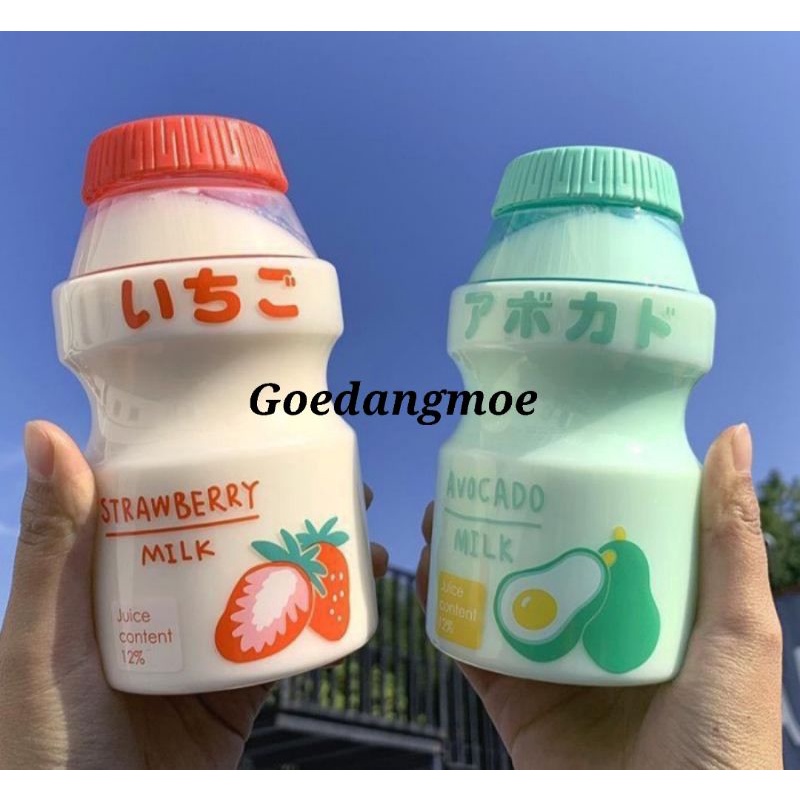 Botol air yakult menggemaskan Botol air unik lucu viral 480ml