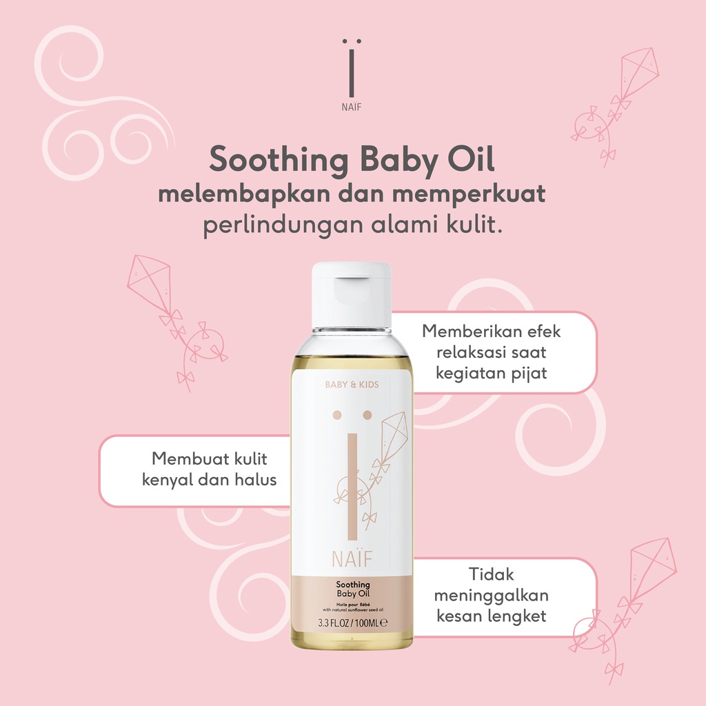 NAIF Soothing Baby Oil 100ml