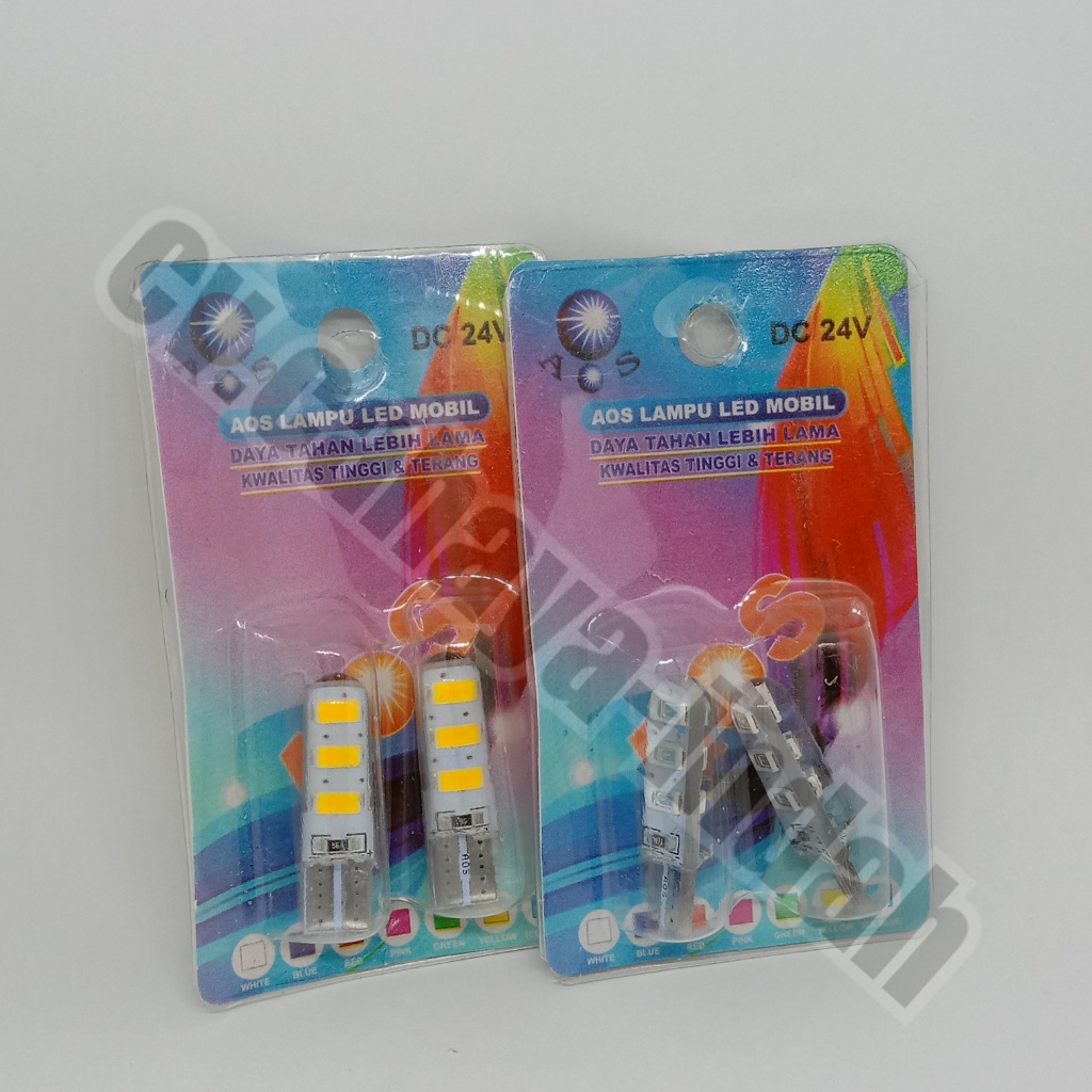 LAMPU KOTA SENJA LED T10 6 LED 24 VOLT DAN 12 VOLT BUS TRUK NYALA MANTENG DIAM
