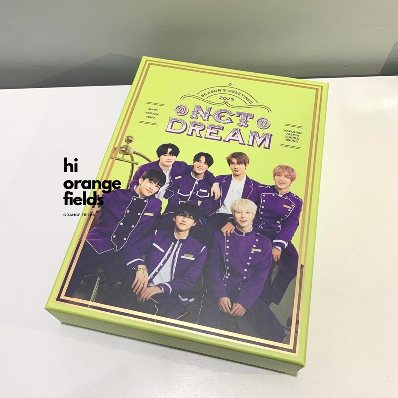 Sharing NCT DREAM Season Greeting 2022 - Benefit APPLE MUSIC - jisung chenle renjun set mini brochur