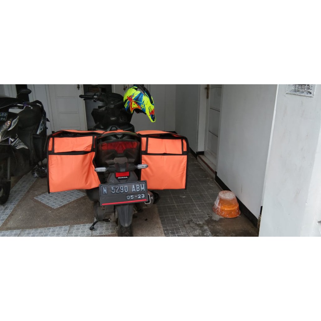 BLACKPINK  Tas Motor Super Jumbo Untuk Kurir pos laundry dan delivery Murah
