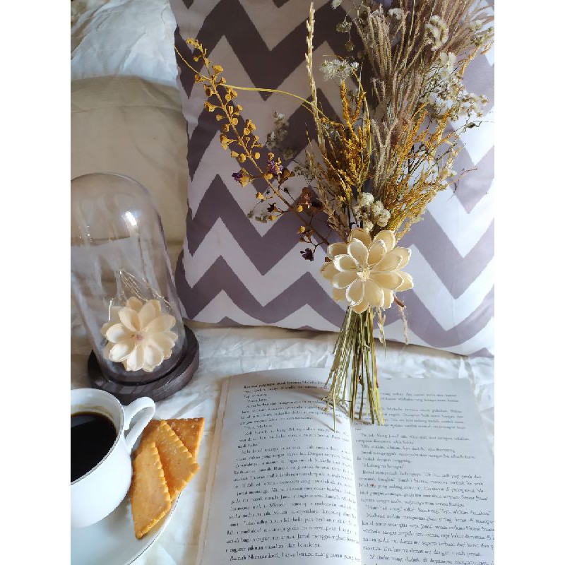 KINDNESS DRIED FLOWER, BOUQUET BUNGA KERING AESTHETIC