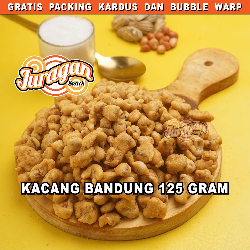 KACANG BANDUNG 125 gram snack kiloan makanan ringan jajanan cemilan camilan manis gurih murah