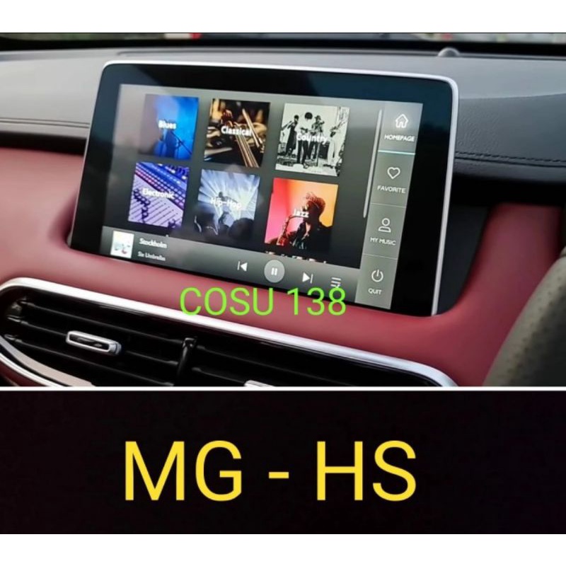 Anti Gores Pelindung Layar Tempered Glass Head Unit MG HS Original 9H