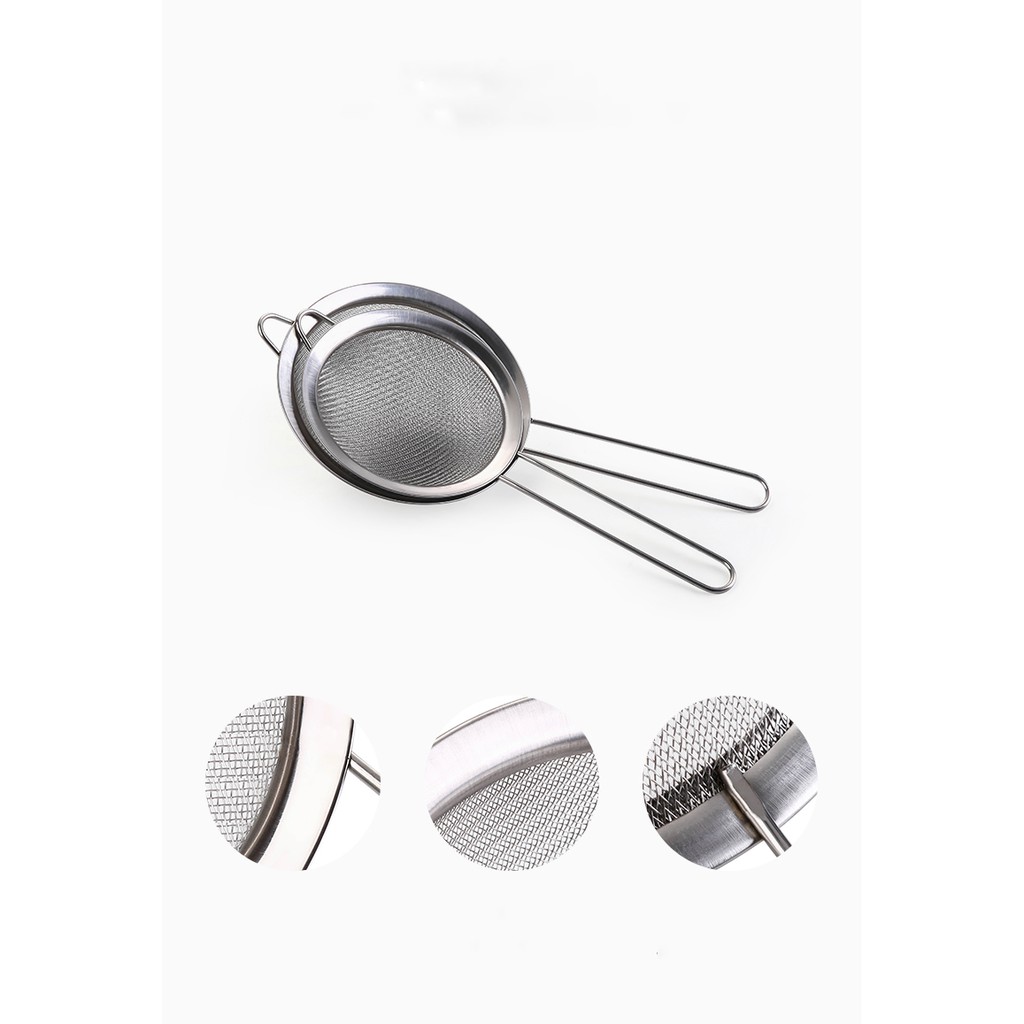 HOVELSHOP Saringan Minyak Tirisan Stainless Steel Serokan Masak Serbaguna